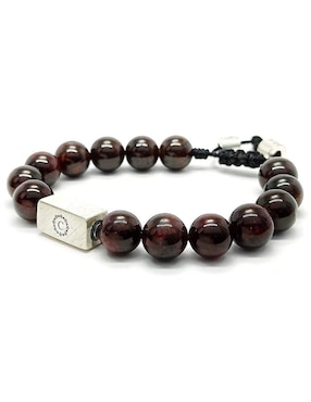 Pulsera Caos de plata acabado brillante