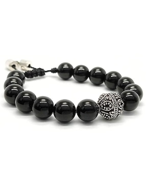 Pulsera Caos de plata acabado brillante