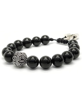 Pulsera Caos de plata acabado brillante
