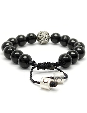 Pulsera Caos de plata acabado brillante