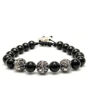 Pulsera Caos de plata acabado brillante