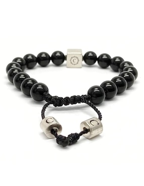 Pulsera Caos de plata acabado brillante