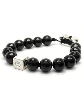 Pulsera Caos de plata acabado brillante