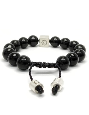 Pulsera Caos de plata acabado brillante