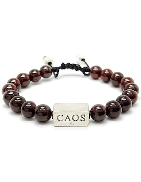 Pulsera Caos de plata acabado brillante