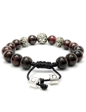 Pulsera Caos de plata acabado brillante