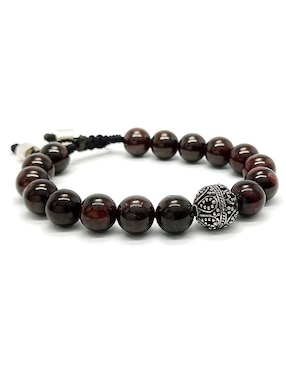 Pulsera Caos de plata acabado brillante