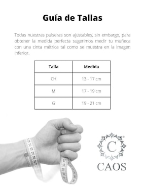 Pulsera Caos de plata