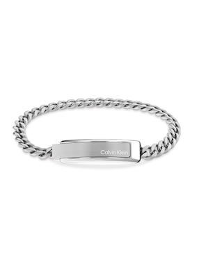 Brazalete Calvin Klein De Acero Con Acabado Brillante