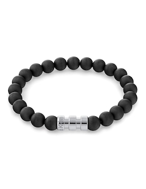 Brazalete Calvin Klein con acabado liso