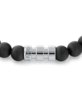 Brazalete Calvin Klein con acabado liso