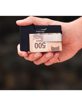 Tarjetero Fortier RFID Mate para hombre