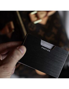 Tarjetero Fortier RFID Clásico para hombre