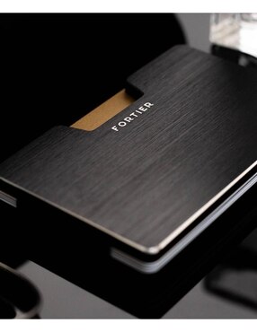 Tarjetero Fortier RFID Clásico para hombre