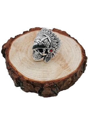 Anillo de calavera Vadalú Plata Cazador P 925 de plata pulido