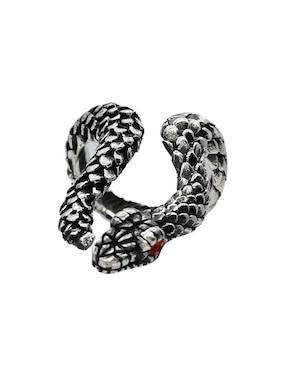 Anillo De Serpiente Vadalú Plata Animal P925 De Plata Pedrería De Fantasía