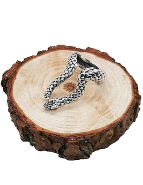 Anillo de serpiente Vadalú Plata Animal P 925 de plata brillante