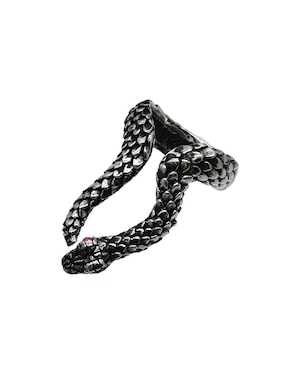 Anillo de serpiente Vadalú Plata Animal P 925 de plata brillante