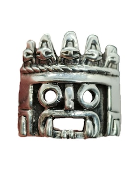 Anillo Vadalú Plata Tláloc Encillo P925 De Plata