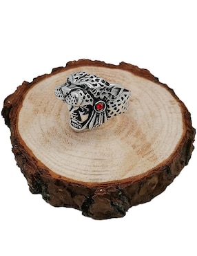 Anillo de guerrero jaguar Vadalú Plata Cazador P 925 de plata pulido
