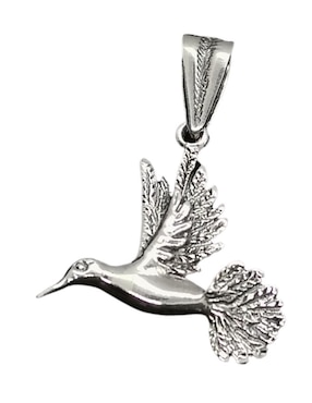 Colgante Y Dije De Colibrí Vadalú Plata Animal De Plata P925