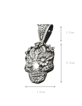 Dije de cráneo Vadalú Plata cráneos de plata P 925