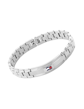 Brazalete Tommy Hilfiger Nelson H-Link con acabado pulido