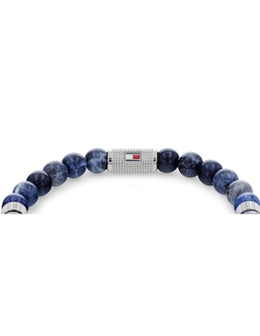 Brazalete Tommy Hilfiger Beaded Stone con acabado liso
