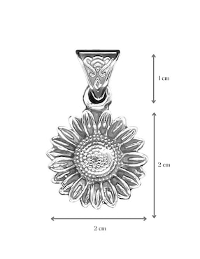 Dije de planta Vadalú Plata de plata