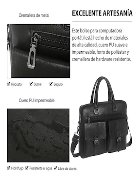 Portafolio Lab.G de cuero para hombre
