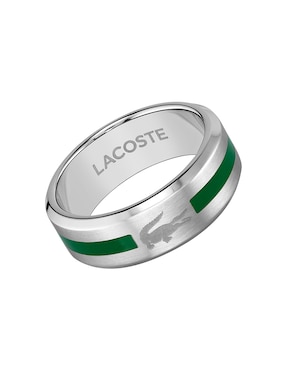Anillo Lacoste Baseline brillante