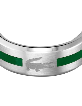 Anillo Lacoste Baseline brillante