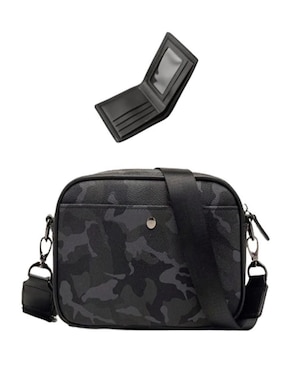 Bolsa messenger Lab.G de cuero para hombre