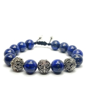 Pulsera Caos de plata Venation 12 con acabado brillante