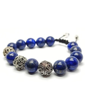 Pulsera Caos de plata Venation 12 con acabado brillante