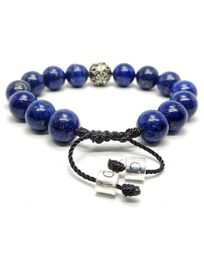 Pulsera Caos de plata Venation 12 con acabado brillante
