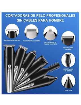 Recortadora para cabello, barba y cuerpo Kemei