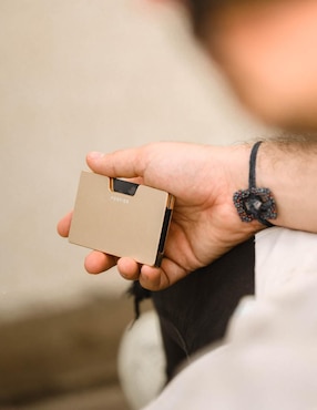 Tarjetero Fortier RFID para hombre