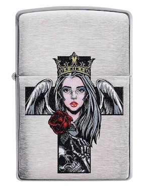 Encendedor Zippo Cruz con Angel