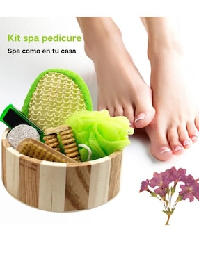 Set pedicure manual Comerzalia con 7 piezas