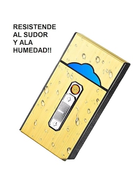 Cigarrera de acero inoxidable