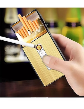 Cigarrera de acero inoxidable
