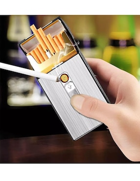 Cigarrera de acero inoxidable