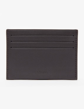 Tarjetero Lacoste de piel para hombre