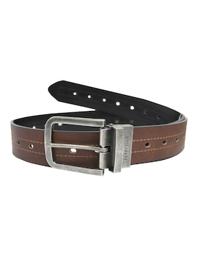 Cinturón Perry Ellis de piel para hombre