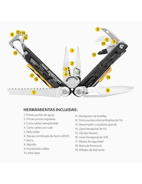 Kit navaja Leatherman signal con accesorios