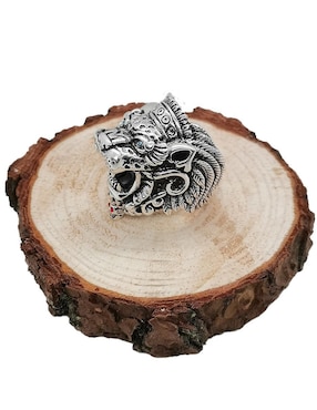 Anillo de león Vadalú Plata Animales P 925 de plata brillante