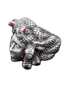 Anillo de medusa Vadalú Plata Mitologia P 925 de plata brillante