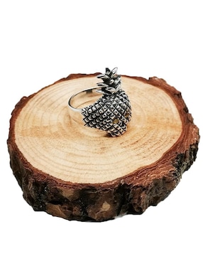 Anillo de cráneo Vadalú Plata P 925 de plata brillante