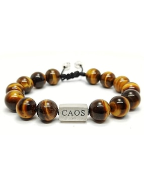 Pulsera Caos de plata Nabucco con acabado brillante
